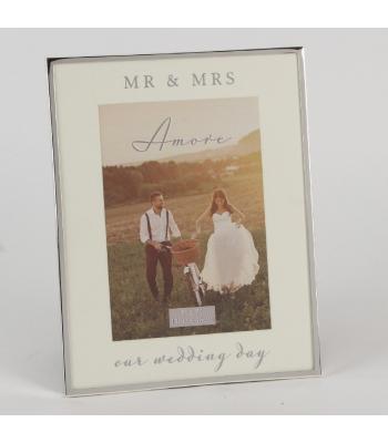 Fotolijst zilver Mr en Mrs
