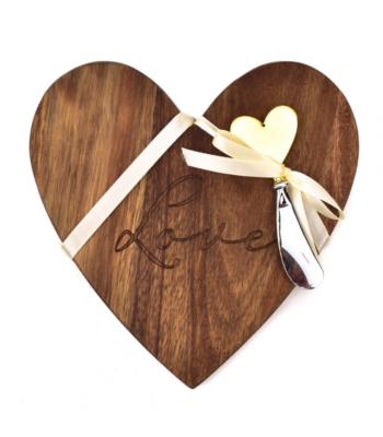 Houten hart love