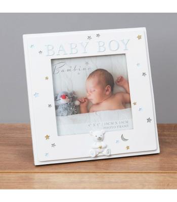 Fotolijst baby boy white 
