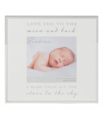 Fotolijst to the moon zilverkleur